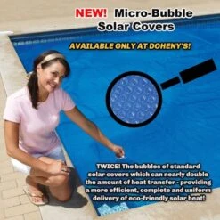 Doheny's Ultimate Clear 3200 Series Micro-Bubble Solar Cover, 8 Year Warranty, 25x50 Ft Rectangular -Swimline Shop 01 new micro bubble solar 28