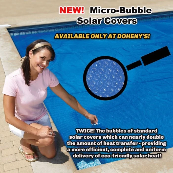 Doheny's Standard Blue 1600 Series Micro-Bubble Solar Cover, 3 Year Warranty, 22x44 Ft Rectangular 7 Doheny's Standard Blue 1600 Series Micro-Bubble Solar Cover, 3 Year Warranty, 22x44 Ft Rectangular - Image 5