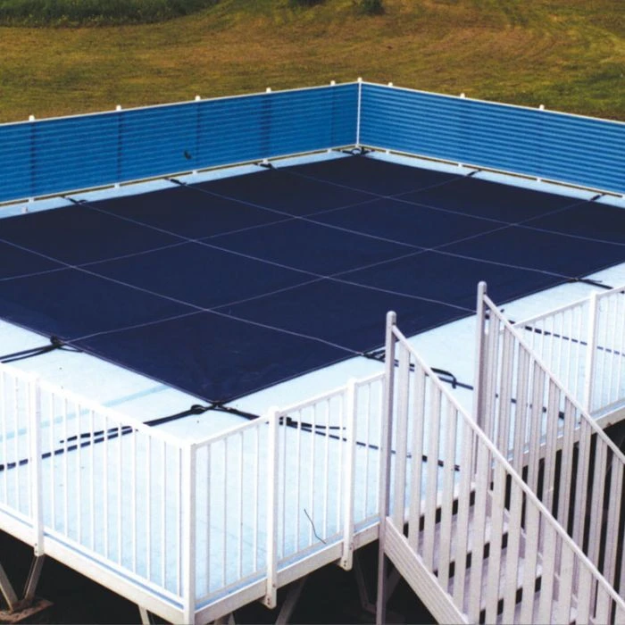 Doheny's 15 Year Mesh On-Ground Safety Cover For 12x24 Ft Rectangular Pool, Blue 5 Doheny's 15 Year Mesh On-Ground Safety Cover For 12x24 Ft Rectangular Pool, Blue - Image 3