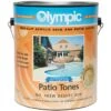 Olympic Patio Tones Deck Coating 1 Gallon, Desert Sun -Swimline Shop 3552 d sq 2019