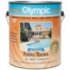 Olympic Patio Tones Deck Coating 1 Gallon, Creekstone -Swimline Shop 3555 d sq 2019