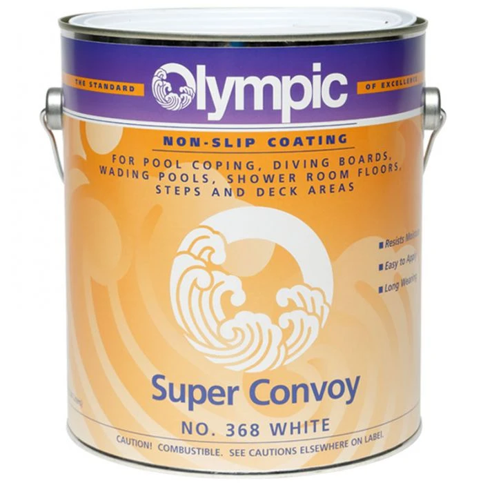 Olympic Super Convoy Non-Slip Coating 1 Gallon, White 3 Olympic Super Convoy Non-Slip Coating 1 Gallon, White