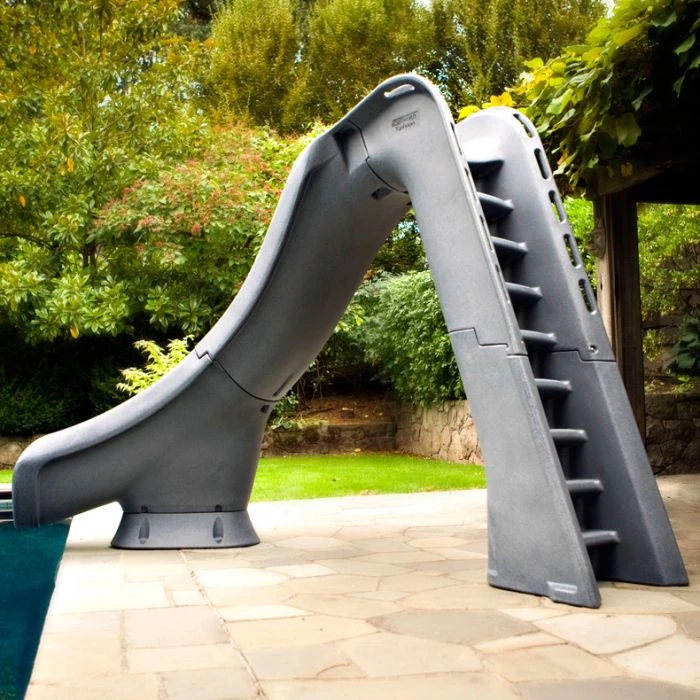 SR Smith Typhoon Pool Slide, Left Turn, Gray Granite 7 SR Smith Typhoon Pool Slide, Left Turn, Gray Granite - Image 5