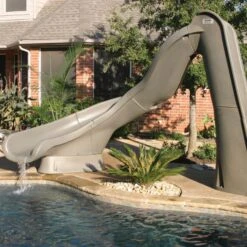SR Smith Turbo Twister Pool Slide, Right Turn, Sandstone -Swimline Shop 4637 c sq 2