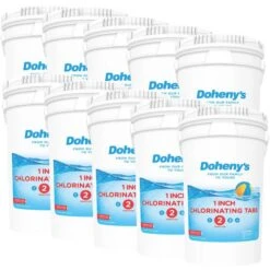 Doheny's 1 In Chlorine Tabs, 500 Lb 11 Doheny's 1 In Chlorine Tabs, 500 Lb -Swimline Shop 4819q10 1inch chlor tabs 500lb