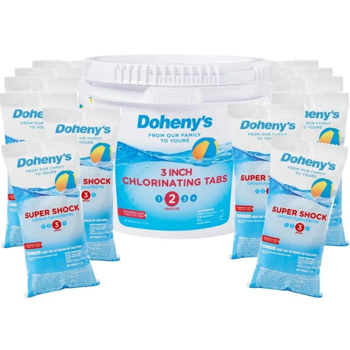 Doheny's Shock Chlorine Chemical Bundle, #2 3 Doheny's Shock Chlorine Chemical Bundle, #2