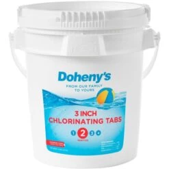 Doheny's 3 In Chlorine Tabs, 10 Lb -Swimline Shop 4825 feb2023