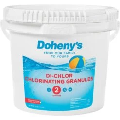 Doheny's Di-Chlor/Granular Chlorine, 25 Lb -Swimline Shop 4828 feb2023