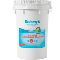 Doheny's Di-Chlor/Granular Chlorine, 50 Lb -Swimline Shop 4881 feb2023