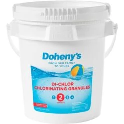 Doheny's Di-Chlor/Granular Chlorine, 10 Lb -Swimline Shop 6210 feb2023