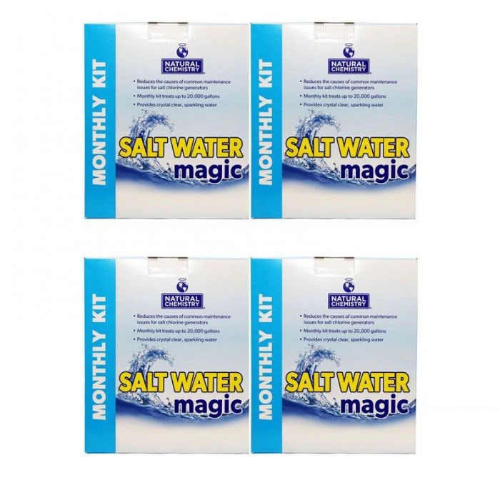 Natural Chemistry Salt Water Magic Kit, 4 Pack 3 Natural Chemistry Salt Water Magic Kit, 4 Pack