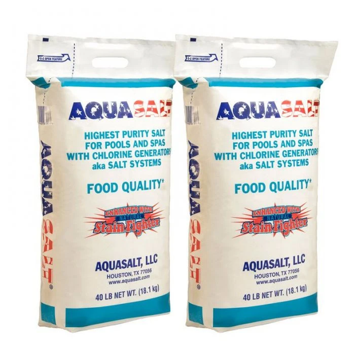 AquaSalt (2) 40 Lb Bags 3 AquaSalt (2) 40 Lb Bags