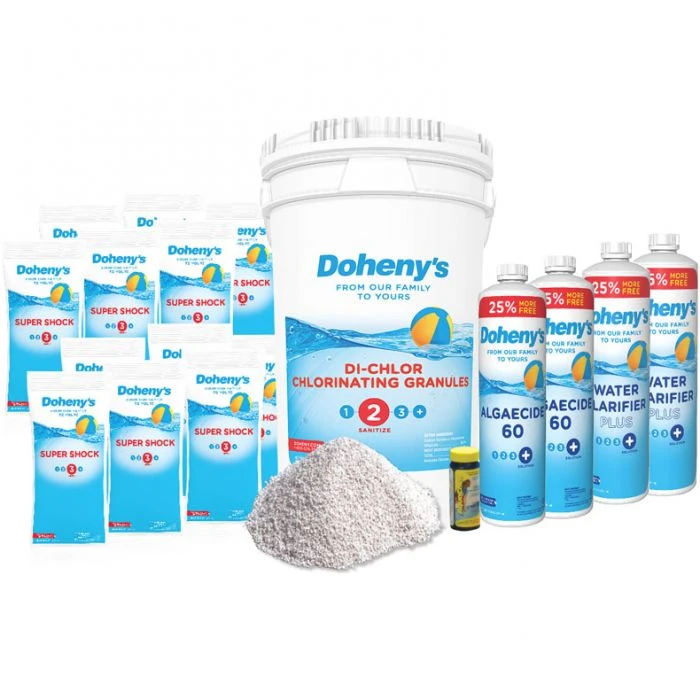 Doheny's Inground Chemical Bundle, Di-Chlor 3 Doheny's Inground Chemical Bundle, Di-Chlor