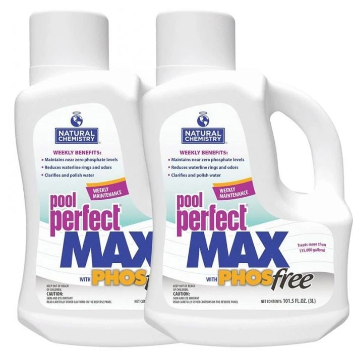 Natural Chemistry Pool Perfect MAX + PHOSfree, (2) 3 L 3 Natural Chemistry Pool Perfect MAX + PHOSfree, (2) 3 L