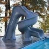 Global Pool Products Tsunami Pool Slide, Grey -Swimline Shop 90173 a sq