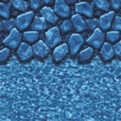 Swimline Overlap Pool Liner, 48 In Wall, 15x26 Ft Oval, 25 Gauge, Boulder Swirl