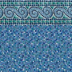 Swimline 12x20 Ft Flat Bottom 25 Gauge Rectangular Pool Liner, Indigo
