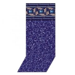 Swimline Beaded Pool Liner, 48 In Wall, 12x24 Ft Oval, 20 Gauge, Pacific Diamond