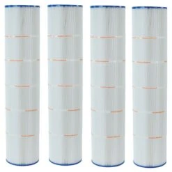 Pleatco Filtration PCC130-PAK4-EC Pool Filter Cartridge Replacement For Unicel: C-7472-4, Filbur: FC-6475, OEM Part Numbers: 817-0143, 178585, R173578, 4 Pack -Swimline Shop pcc130 pak4 ec main