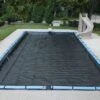 Doheny's Mesh Winter Cover For 24x44 Ft Rectangular Pools, 5 Year Warranty, With 16 Water Bags -Swimline Shop rectmesh 13