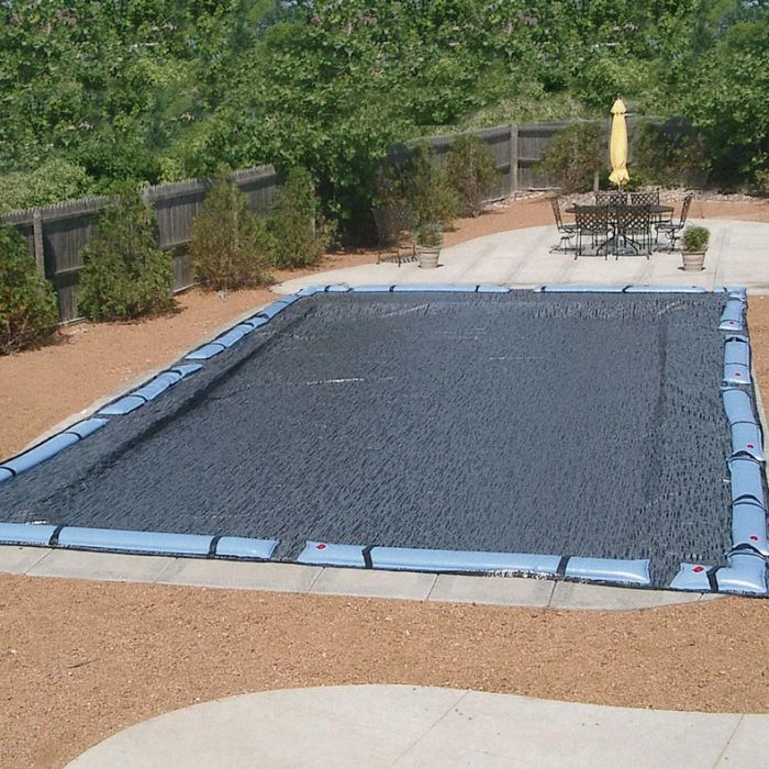 Hi-Tech Micro Mesh Winter Cover For 12x24 Ft Rectangular Pools, 8 Year Warranty, With 10 Water Bags 3 Hi-Tech Micro Mesh Winter Cover For 12x24 Ft Rectangular Pools, 8 Year Warranty, With 10 Water Bags