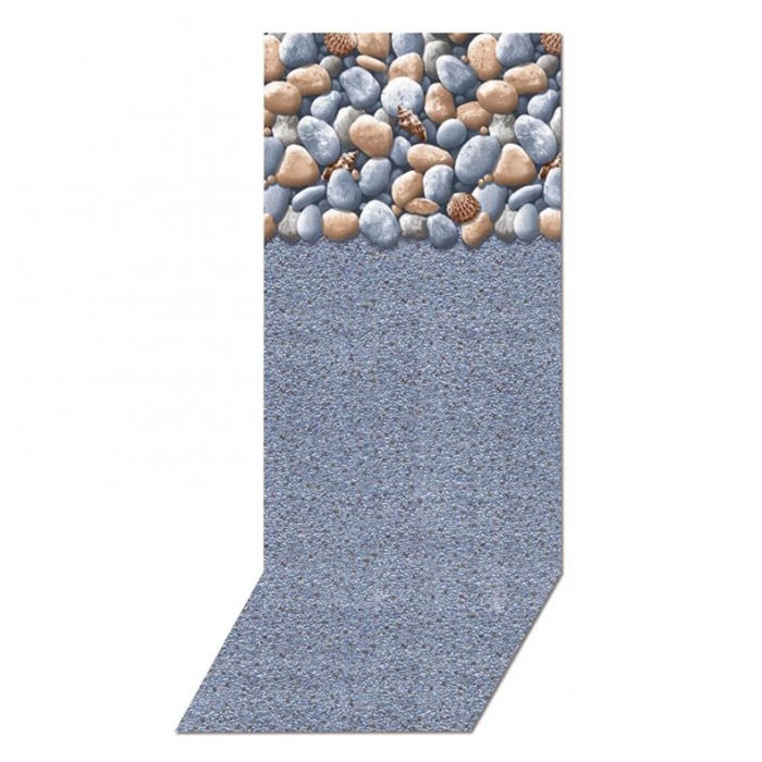 Swimline Overlap Pool Liner, 48-52 In Wall, 27 Ft Round, 25 Gauge, Rock Island 3 Swimline Overlap Pool Liner, 48-52 In Wall, 27 Ft Round, 25 Gauge, Rock Island