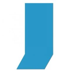 Swimline Overlap Pool Liner, 48-52 In Wall, 27 Ft Round, 20 Gauge, Solid Blue