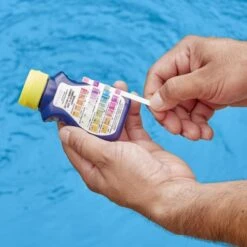 AquaChek Yellow (50) For Free Chlorine, Total Alkalinity, Cyanuric Acid (Stabilizer) & PH, 1 Pack -Swimline Shop testkitsstep2 1