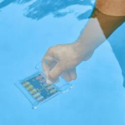 AquaChek Yellow (50) For Free Chlorine, Total Alkalinity, Cyanuric Acid (Stabilizer) & PH, 4 Pack -Swimline Shop testkitsstep4 1 2