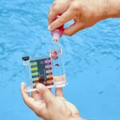 AquaChek Yellow (50) For Free Chlorine, Total Alkalinity, Cyanuric Acid (Stabilizer) & PH, 4 Pack -Swimline Shop testkitsstep5 1 2