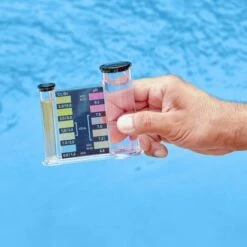 AquaChek Yellow (50) For Free Chlorine, Total Alkalinity, Cyanuric Acid (Stabilizer) & PH, 1 Pack -Swimline Shop testkitsstep6 1