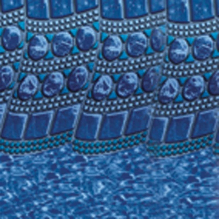 Swimline Overlap Pool Liner, 48-52 In Wall, 15x24 Ft Oval, 20 Gauge, Tile Swirl 4 Swimline Overlap Pool Liner, 48-52 In Wall, 15x24 Ft Oval, 20 Gauge, Tile Swirl - Image 2
